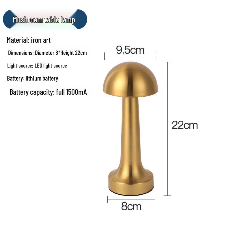 

OIMG Mushroom Touch Desk Lamp