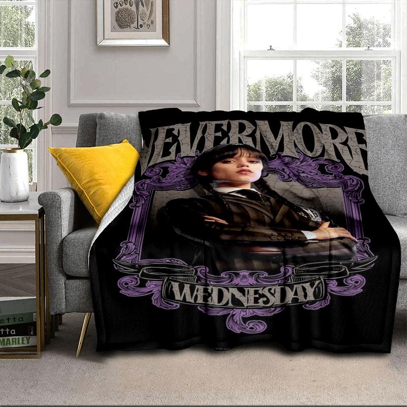 Gothic Adams Blanket Flannel Blanket for bed, sofa, Camping, Hiking, Picnic Essentials, gift for family Fan gifts