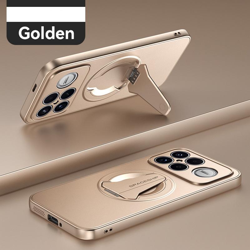 Skin-like Frosted Feel Car Invisible Magnetic Stand Holder Case For Poco F8 Ultra F8 Pro POCO F7 Ultra F7 Pro F6 Pro X6 Cover