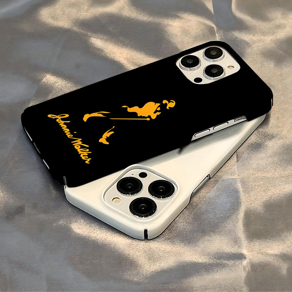 Etui na telefon z logo Johnnie Walker Luksusowe Dla IPhone 16 15 14 13 12 11 Plus Pro Max Mini Błyszczące HD Twarda Folia Powłoka