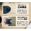 iiNOWL Silicone Coasters, Pack of 4, Stylish Round Shape, Approx. 10cm Diameter, Heat-Resistant, Flexible Material, Black (Solid Black)