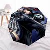 Ghostface, Bloody Themed Automatic Opening and Closing Umbrella, Compact Travel Umbrella, Lightweight and Portable, Suitable for Beach Commu