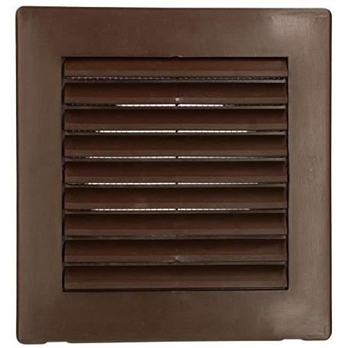 Grille d'aération - KOTARBAU - Ronde - Diamètre 100 mm - ABS - Moustiquaire - Brun