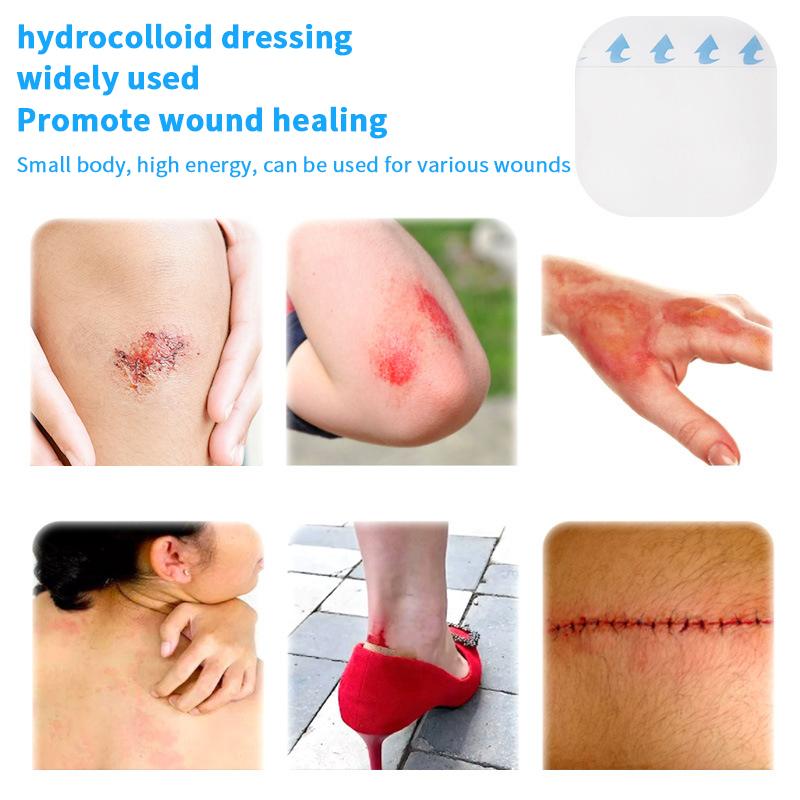 1/5 Pcs Self-Adhesive Patches Hydrocolloid Dressing Invisibility Breathable Wound Plaster Band Aid Adhesive Bandages Skin Tape