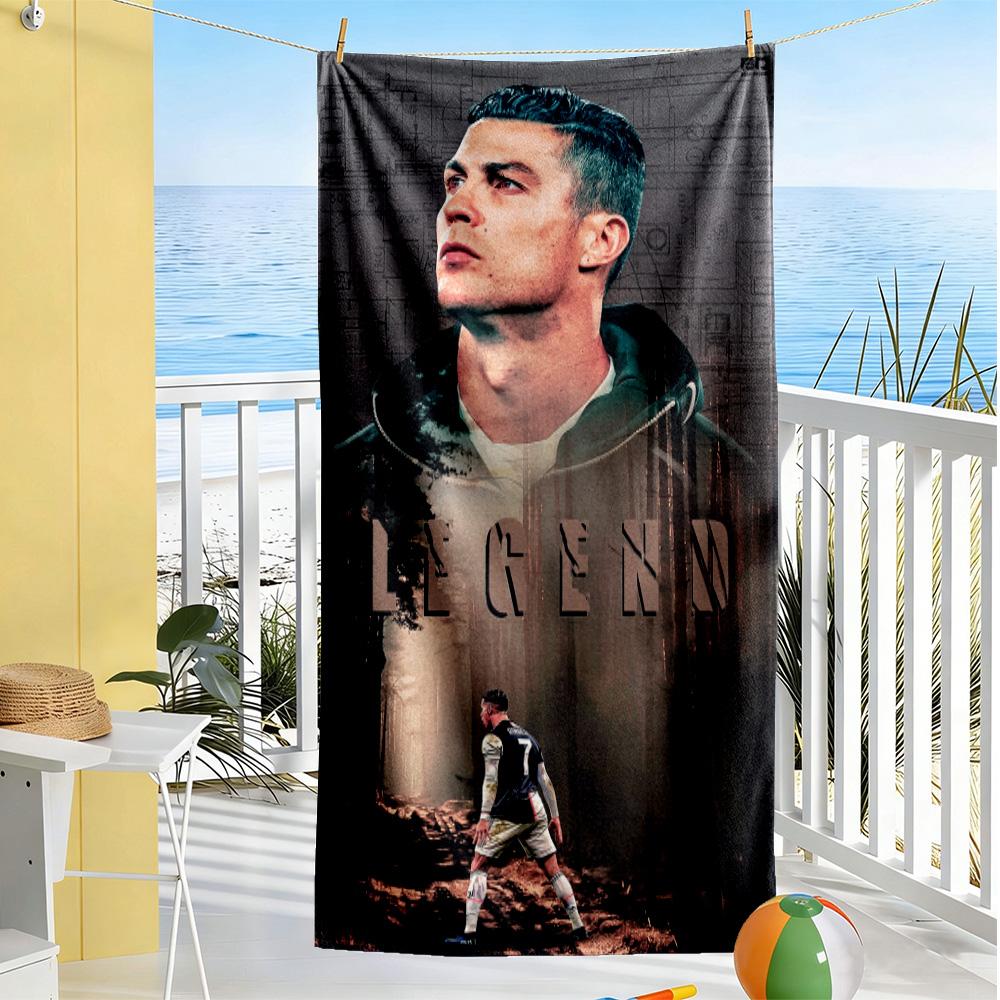 Ronaldo Juventus Legacy Beach Towel High Absorbency & Quick-Dry Comfortable Lightweight