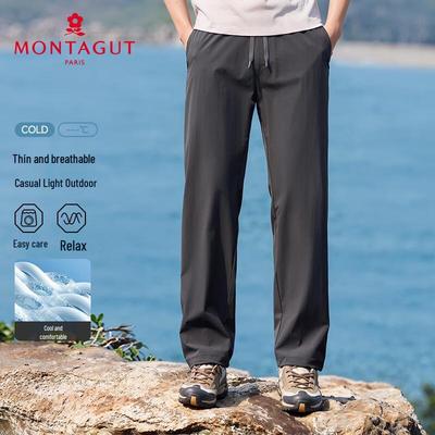 MONTAGUT Herren Sommer Cropped Freizeithose