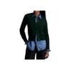 Polo Ralph Lauren FW24 Embroidered Logo Pattern Wool Cashmere Blend Cable Knit Ribbed Crew Neck Button Front Long Sleeve Sweater WMPOSWENDW20302-300