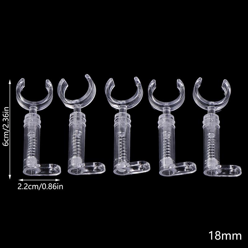 5Pcs Neon Light Transparent Supports Neon Sign Plastic Stand Height For 8Mm~18Mm Tube Neon Sign Parts