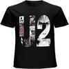 Xhaxhi Men's T-Shirt U2 Rock Band Music Men's Short Sleeve T-Shirt Crew Neck Cotton Lightweight Loose Fit(1)