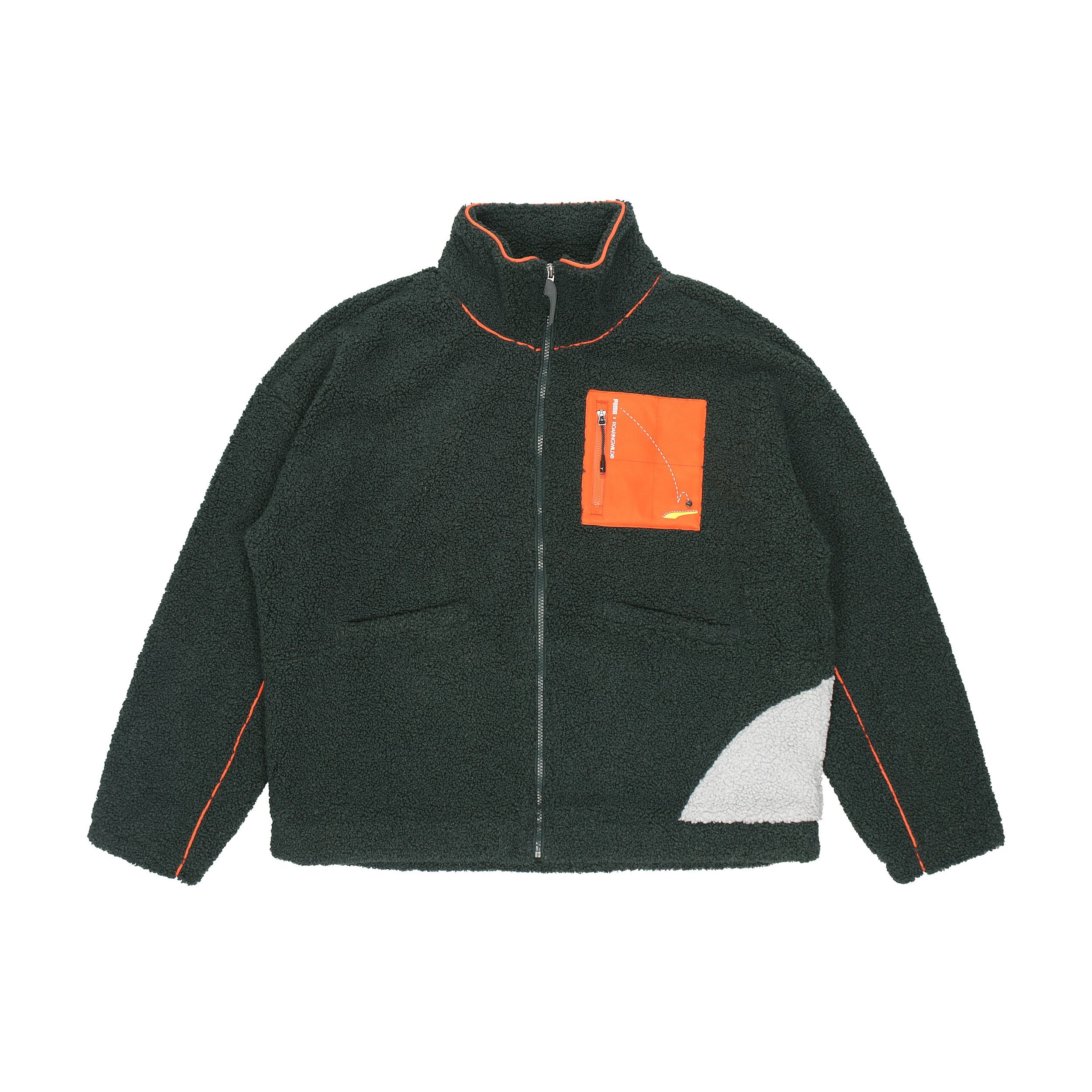 PUMA x ROARINGWILD Unisex Sherpa Jacket  Green  532597-80 M