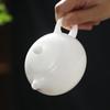 MULTIPOTENT Handcrafted White Porcelain Xishi Teapot