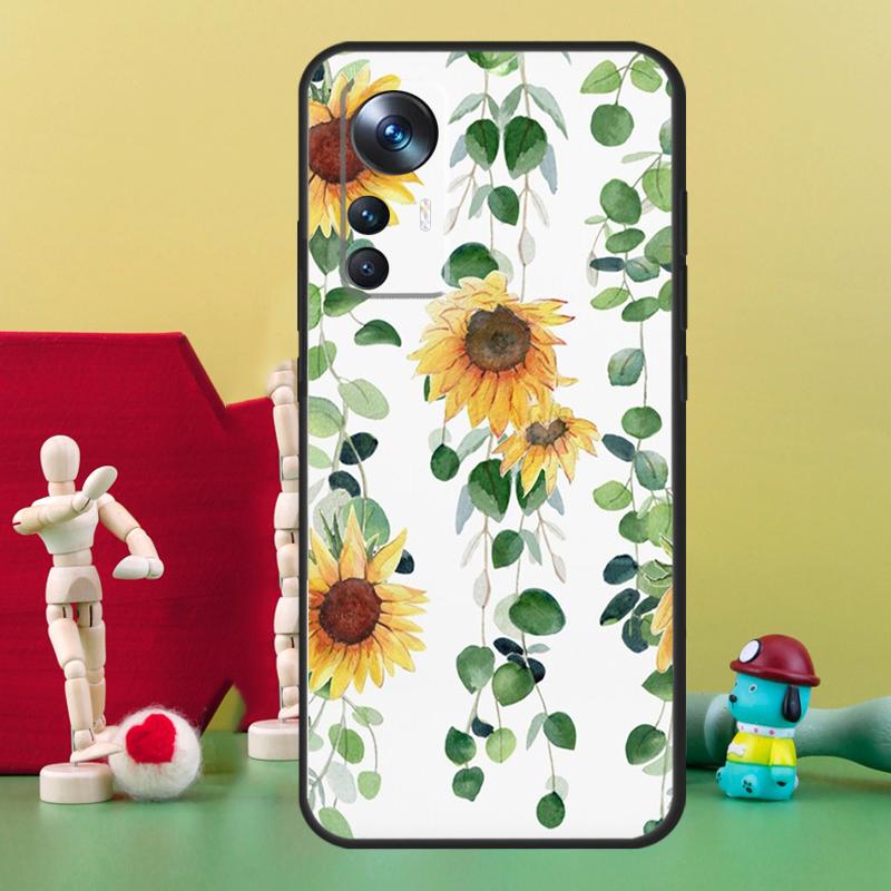 Sunflower Case For Xiaomi 15T 14T 13T 14 15 Ultra 17 Pro Max POCO F8 Ultra F5 F6 F7 X5 X6 X7 Pro Cover
