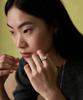 Grasse Matinee Triple Bar Ring Silver