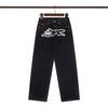 BBC ICECREAM Graphic Embroidered Denim Shorts Mens High Street Straight Leg Fashion Casual