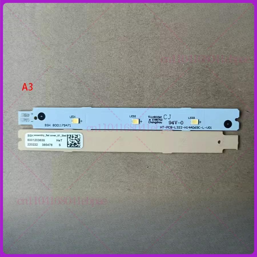Refrigerator Freezer Accessories A1 A2 A3 A4 A5 A6 LED Light Srip Board For Siemens Bosch Refrigerator