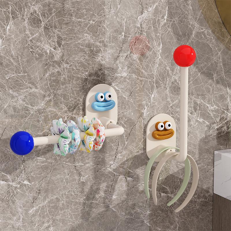 5-pack, Headband Hooks, Jewelry Storage, Rubber Band Headband Hooks, Cute Hooks, Red 5-pack