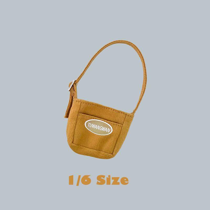 

New Blythe Doll Clothes Colored Striped Round Neck Sweater Hoodie with Sports Wide Leg Pants Crossbody Bag for Blyth ob24 Outfit for Blythe Doll