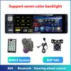 Podofo Radio Car Autoradio 1 Din Multimedia MP5 Player 4.1" Touch Screen Radios Audio Stereo RDS Bluetooth Dual USB Microphone