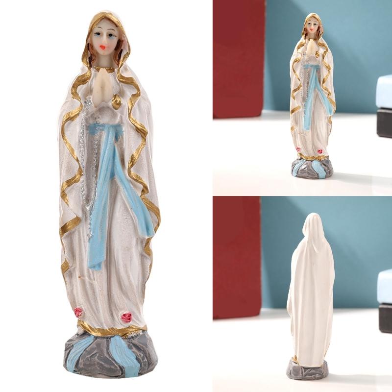 Jesuses Christs Handcrafted Sculpture 13.5cm Tall Holiday Tabletop Decoration
