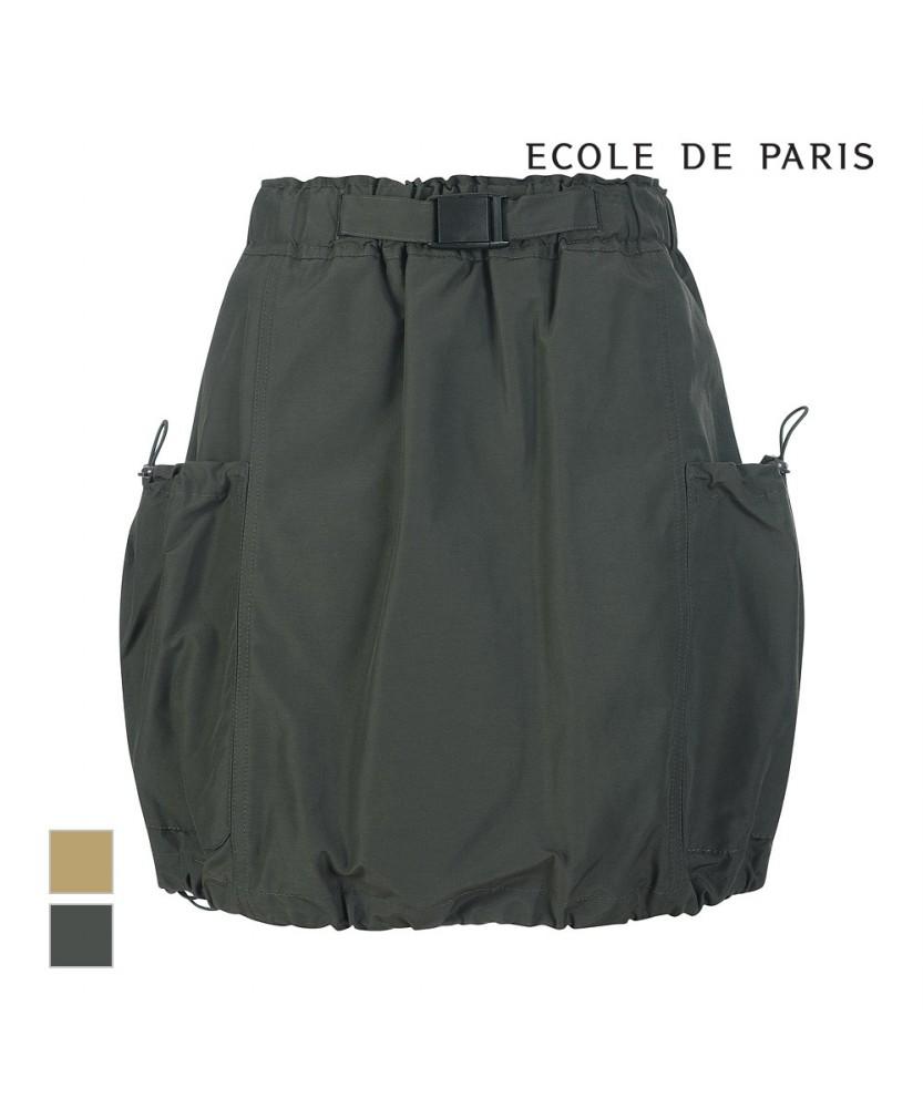 ECOLEDEPARIS Buckle Cargo Skirt_Rb38Wsam10Z