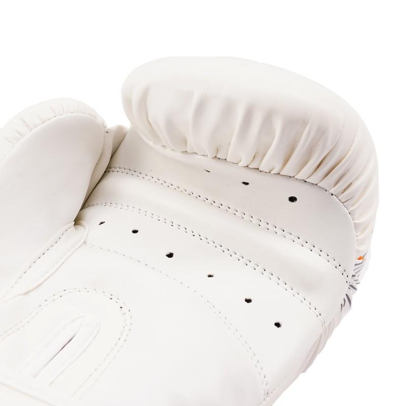 Boxerské rukavice StormCloud StarFall Bílé a žluté 16oz