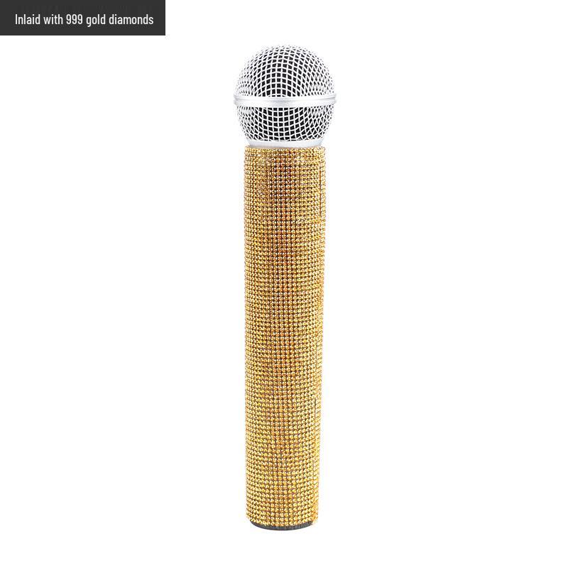 Children's Model Toy Microphone Prop for Practice, Simulation, and Performance Photography
