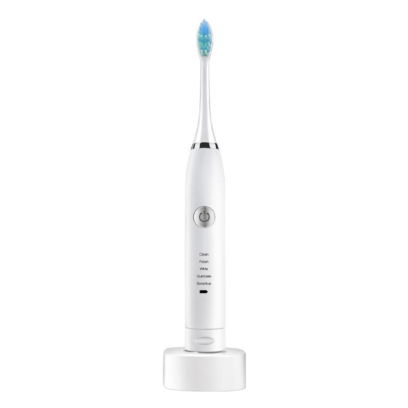 1Pc  Household Rechargeable Sonic Electric Toothbrush Electric Soft Bristle Toothbrush Daily Necessities Adult Children's Whitening Toothbrush