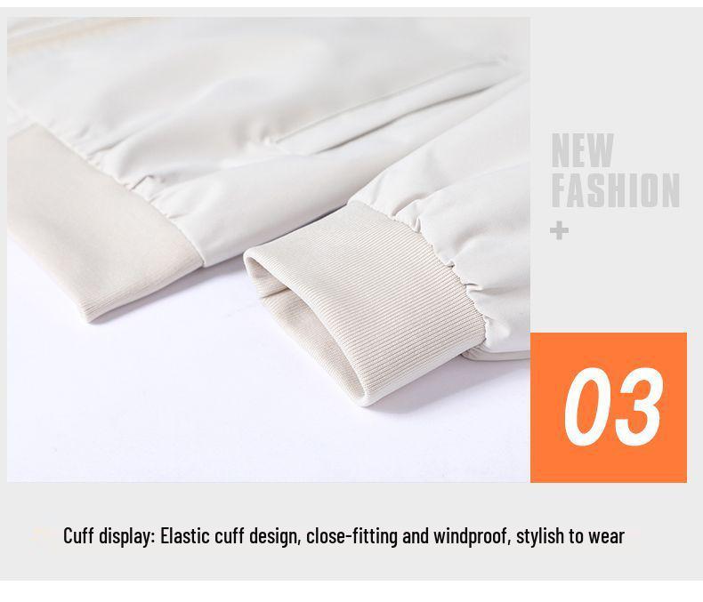 Men's Solid Color Baseball Jacket: Casual, Versatile & Trendy with Stand Collar