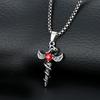 Collana Croce Minimalista Unisex in Acciaio di Titanio - Stile Giapponese e Coreano