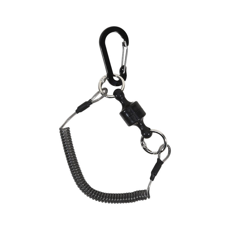 Magnetic fishing anti-loss rope carp fishing tools accessories Outdoor fishing goods quick-release strongagnetic portable buckle