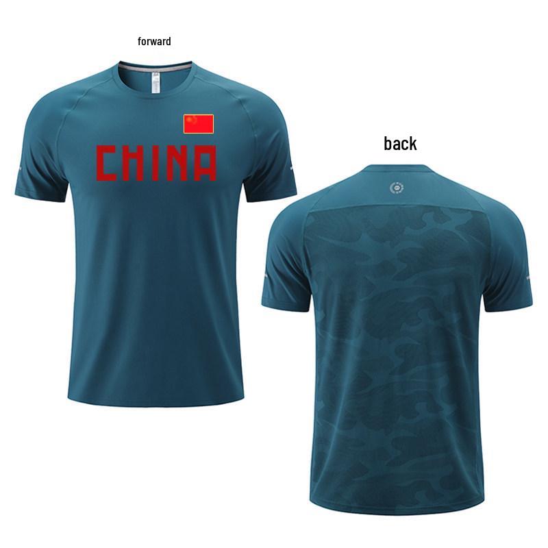Unisex Quick-Dry Marathon T-Shirt & Track Suit - Short Sleeve, Team Uniform for Running and Fitness