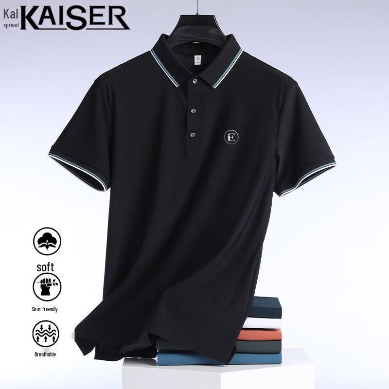 

Мужская бесшовная футболка-поло Caesar 5A с антибактериальным эффектом 54