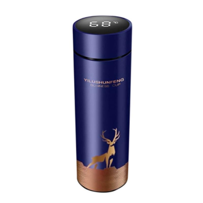 Cute Intelligent Temperature Display Stainless Steel Thermos Insulation Cup Coffee Cup Vacuum Bottle Smart Water Bottle