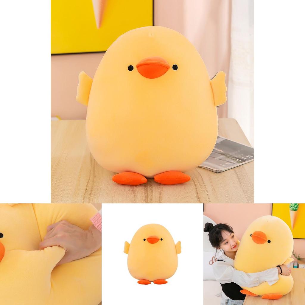 Adorable Plush Duck Pillow Soft And Cuddly Yellow Duck Toy Perfect For Kids Gifts