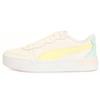 Skye Turnschuhe Textil, Spaltleder Balance Niedrig geschnitten Skateboard-Schuhe Damen Pink Gelb 374764-09