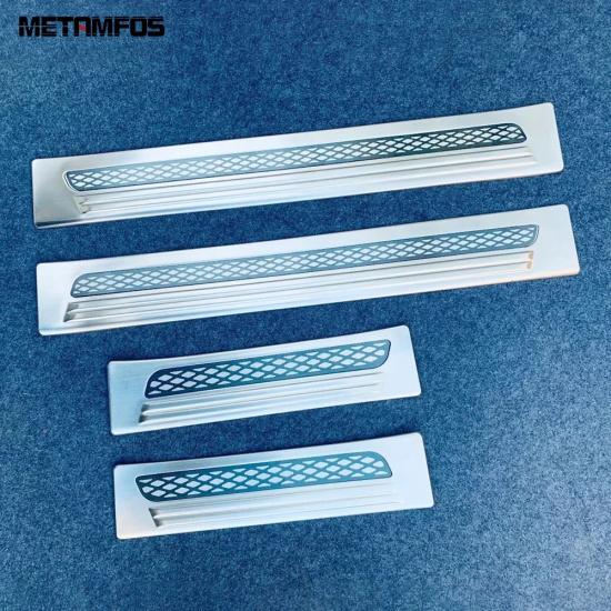For Mitsubishi Outlander -2025 2026 Stainless Outer Door Sill Scuff Plate Entry Guard Welcome Pedal Accessories Car Styling