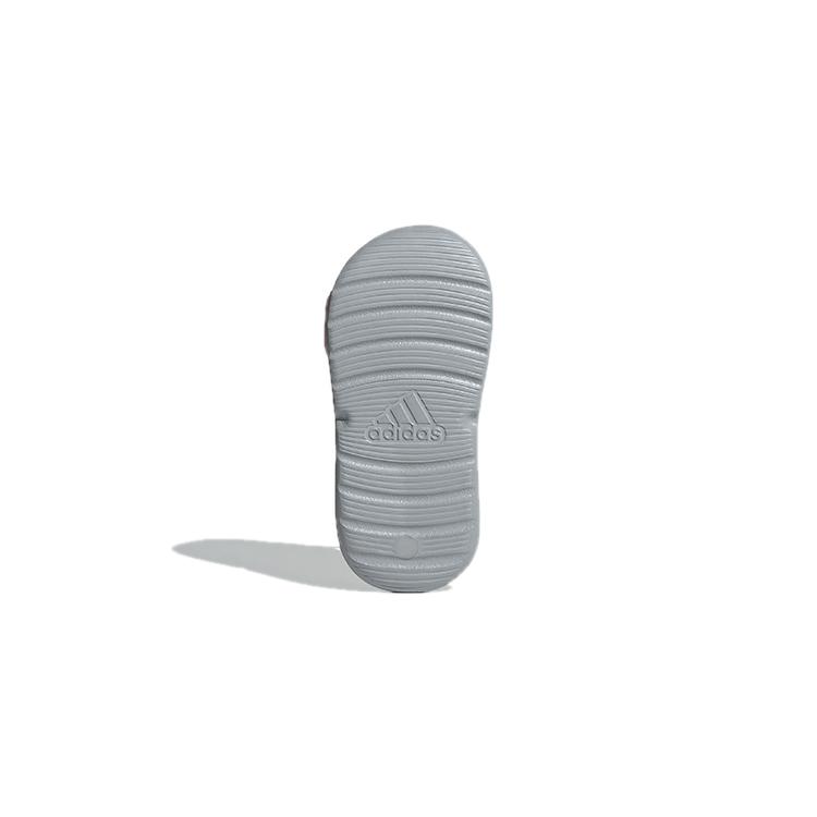adidas Swim Synthetic Leather Slip Resistant Anti Kick Cushioning Low Top Toddler Shoes Pink Gray FY8065