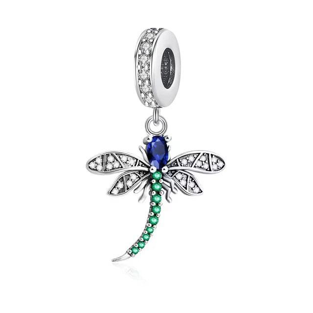 New Fashion Copper Plating Early Spring Series Woodpecker Magpie Maple Leaf Charm Bead Fit Original Bracelet Diy Women Jewelry