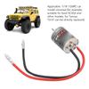 Stainless Steel Brushed Motor RC Electric Motor for Axial SCX24 1/16 1/24 RC Remote Control Boat