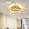 LED Ceiling Light - NETTLIFE - 4 Acrylic Rings - 90 W - Dimmable - Ø 97 Cm
