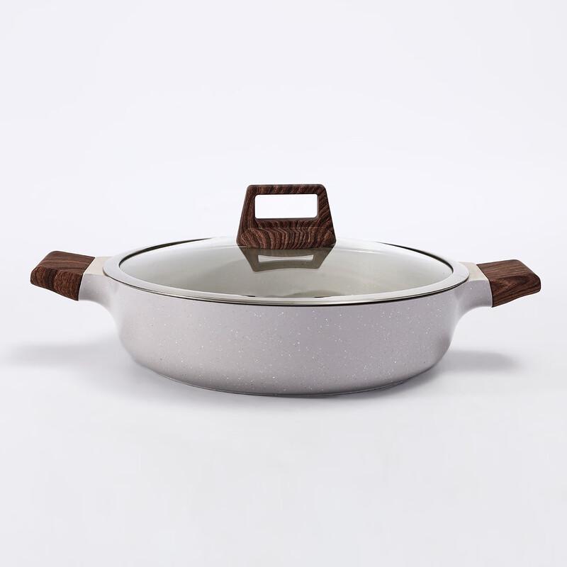ZISIZ Non-stick Frying & Boiling Integrated Soup Pot with Steamer