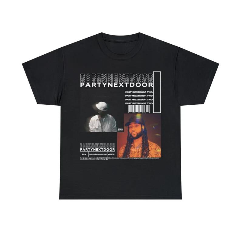 Partynextdoor Album Cover T-Shirt Vintage Bootleg Graphic Tee Hip-Hop T-Shirt Unisex T-Shirt