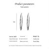 Summer Colorful Textured Hoop Earrings: Korean Fashion S925 Sterling Silver Luxury