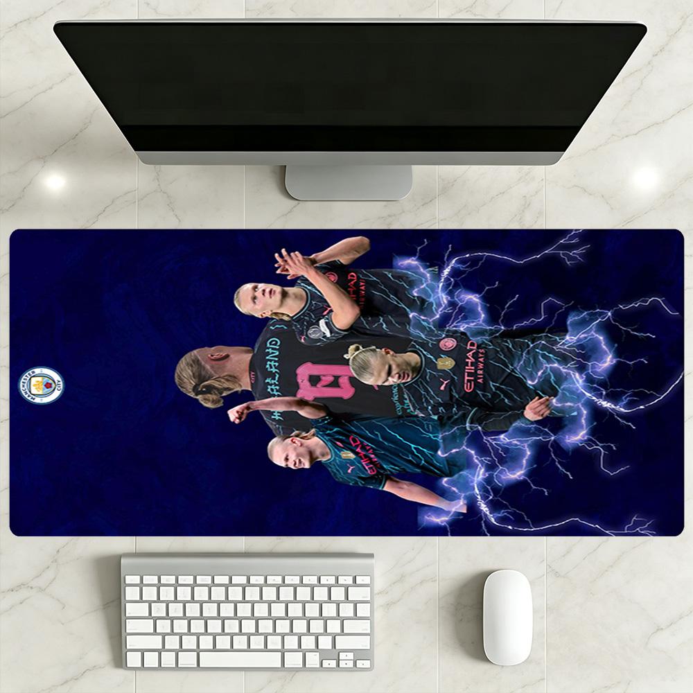 Haaland Large Mouse Pad Desk Mat Study Desk Mat Non-Slip Rubber Base Suitable for Office Gaming PC Laptop