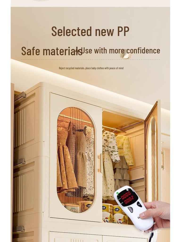 Foldable Baby Wardrobe & Quilt Storage Cabinet for Children and Students