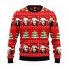 2026 New Funny Custom Face Ugly Christmas Sweater Personality Holiday Xmas 3D Printed Sweatshirts Casual Oversized Unisex Tops