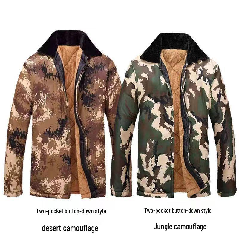 Men's Camouflage Winter Warm Cotton Workwear Jacket