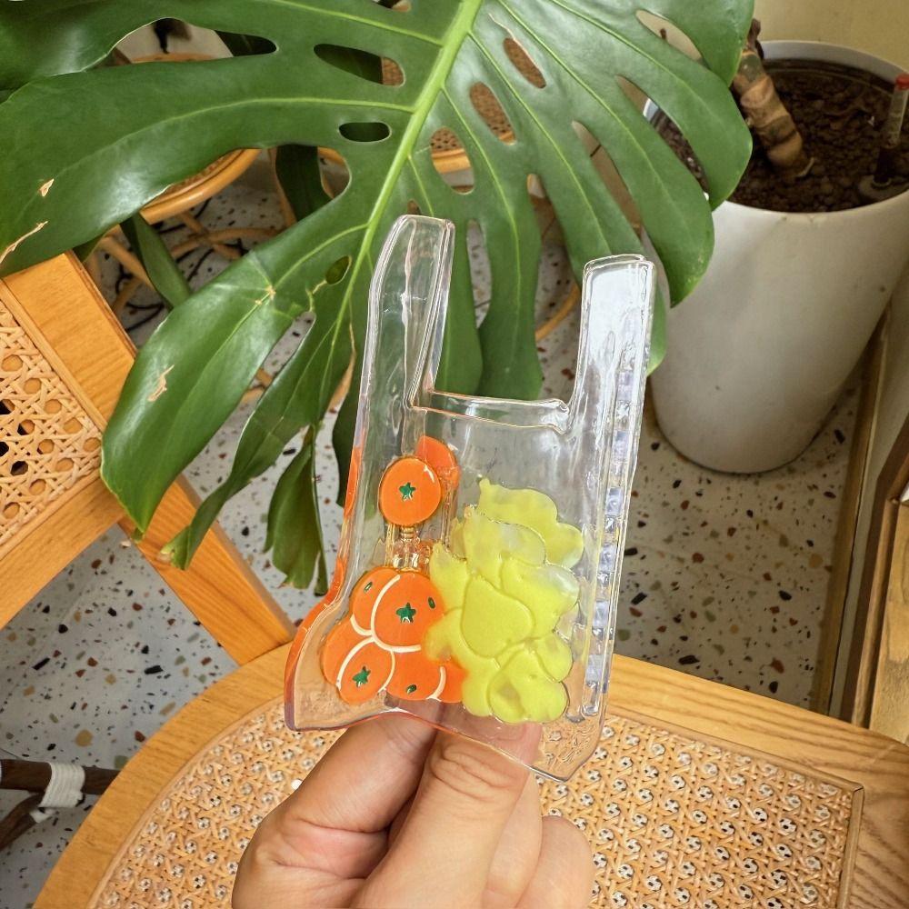 Transparente Goldfisch Haarspangen Wal Krallenklemmen Mode Acetat Haarklammer Für Frauen und Mädchen