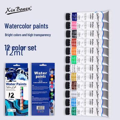 12-teiliges Aquarellfarben-Set für Kinder: Ideal für Kindergartenkunst, DIY-Projekte, Graffiti, Wandmalerei und handgemalte Kreationen