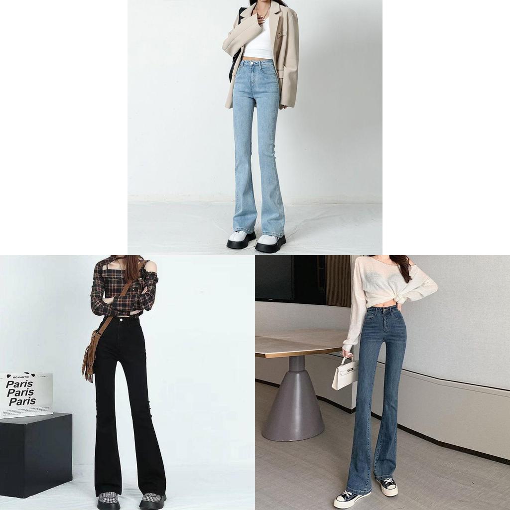 High Waist Slim Fit Denim Jeans For Women With Stretch Cotton Fabric Spring 2023 Style